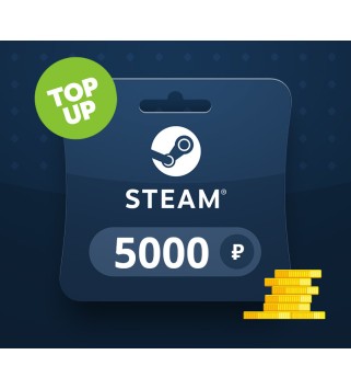 Steam RUB 5000 Top Up Steam Key EUROPE